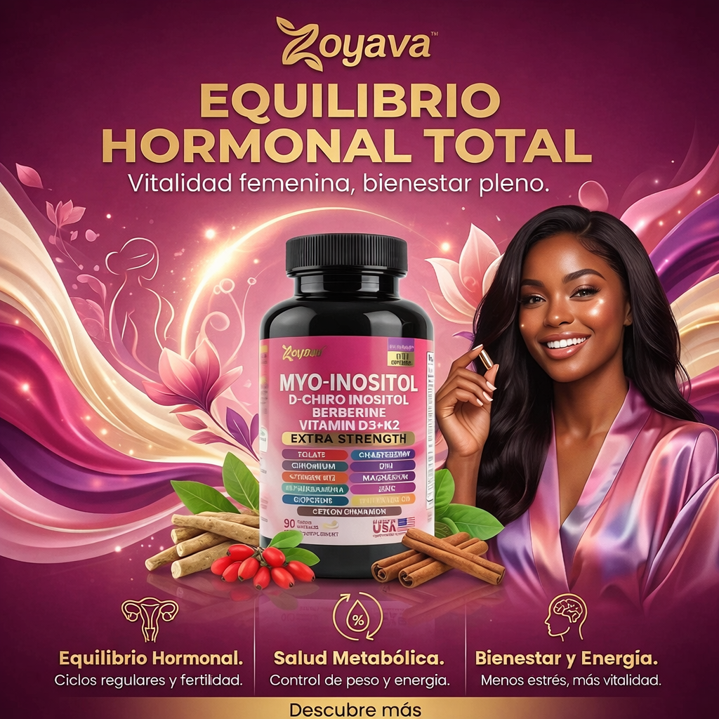 Suplemento hormonal Myo-Inositol (90 cápsulas) - Naturael FemBalance