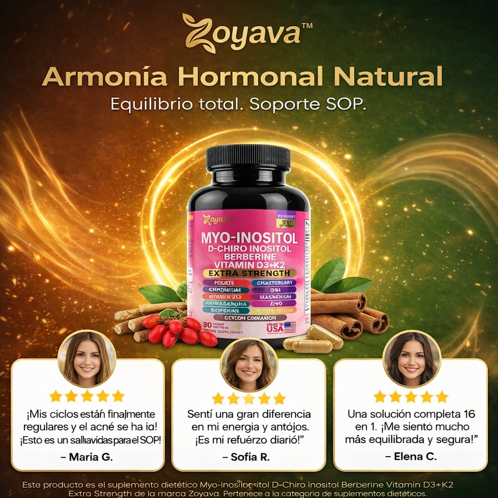 Suplemento hormonal Myo-Inositol (90 cápsulas) - Naturael FemBalance